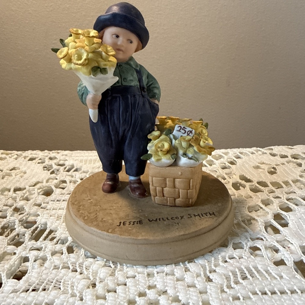 Jessie‎ Willcox Smith Collection 1986 Holiday Figurine Series Springtime Boy